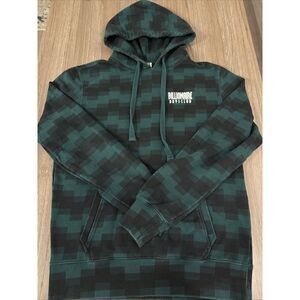 Billionaire Boys Club Mens Large Digi Hoodie Pullover Green Botanical Garden‎